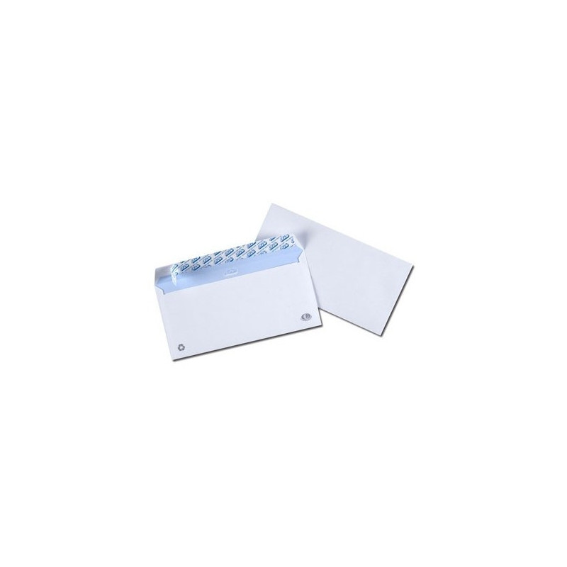 Enveloppe blanche 114x162 mm (C6), ECC6GW